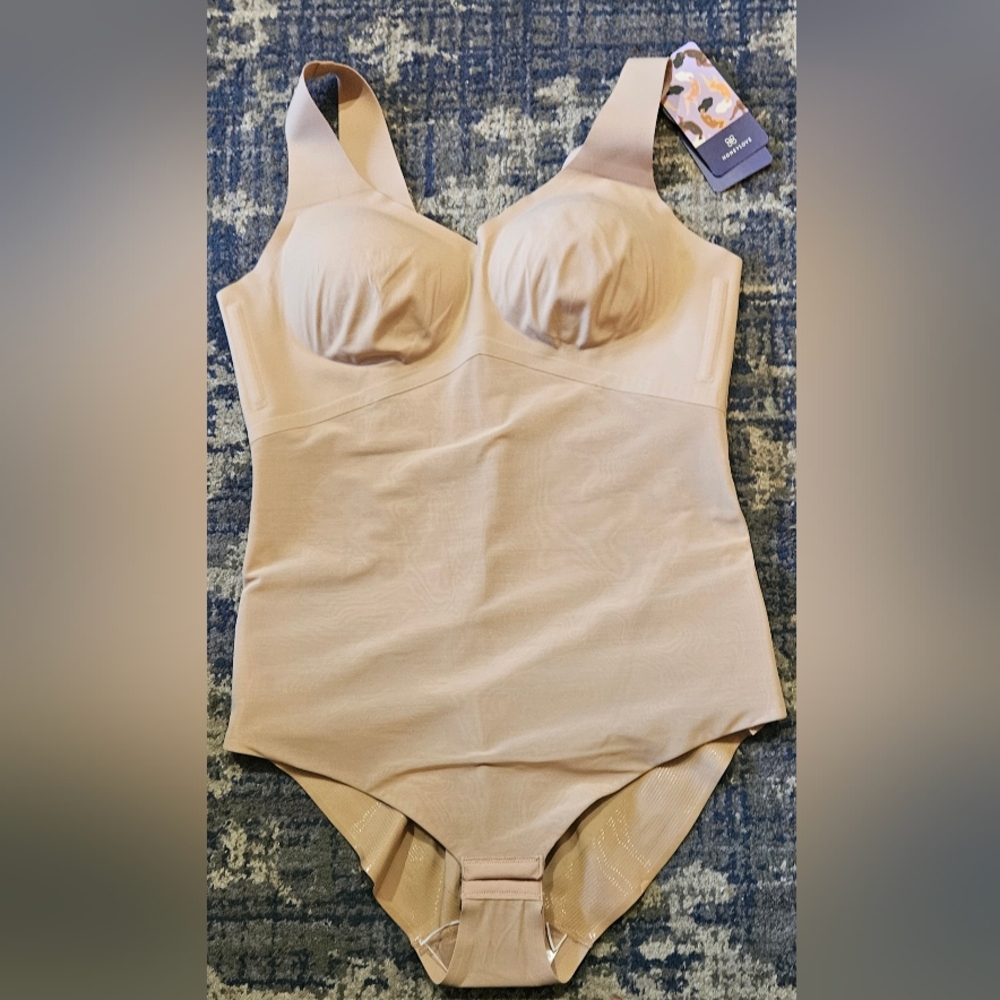 Honeylove Liftwear Tank Bodysuit Sand